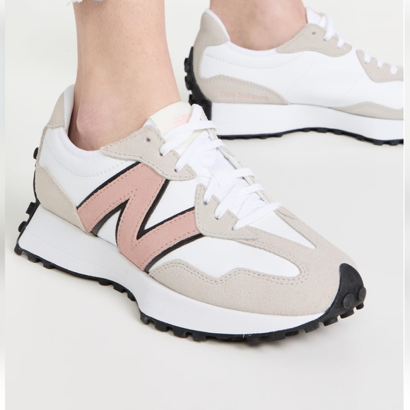 New Balance 327 Womens White Sneaker Shoes Size 7.5 - Picture 4 of 14